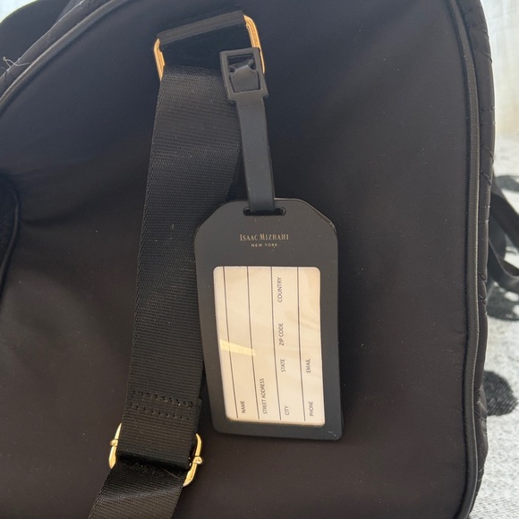 Black Quilted Duffle Bag - Picture 2 of 3